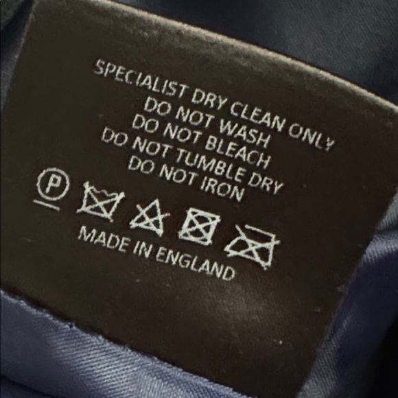 HOUSE OF HOLLAND Navy Blue Leather Shorts High Waist Size 8 Luxury Designer Mini - Picture 5 of 5